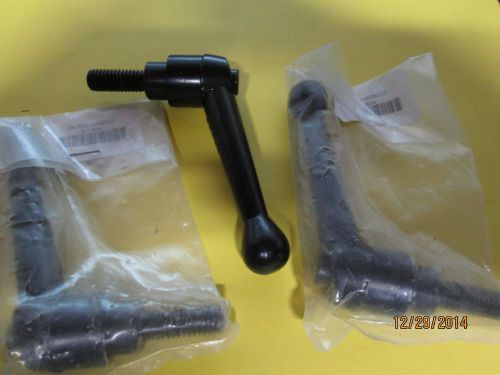 Adjustable Handle Clamping Lever 3/8&#034;-16 x 1&#034; w/stud  MSC# 06853329   3-Pcs-New