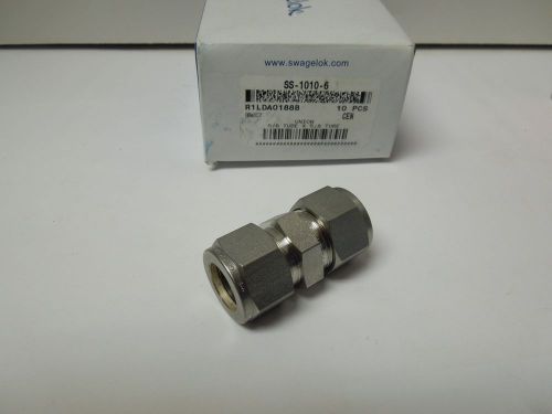 SWAGELOK SS-1010-6 TUBE UNION 5/8 316 STAINLESS STEEL      &lt;SS-1010-6