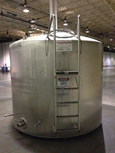 Sprinkman Double Wall Stainless Steel Tank,1200 Gal., 9Ft Ladder, 8FT Diameter