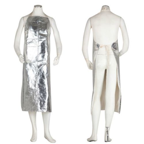 Cut &amp; Heat Resistant Bib Aluminized Protective Welding Apron 932°F /500°C 46inch