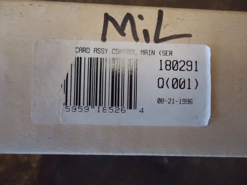 Miller Main Control Card Assy