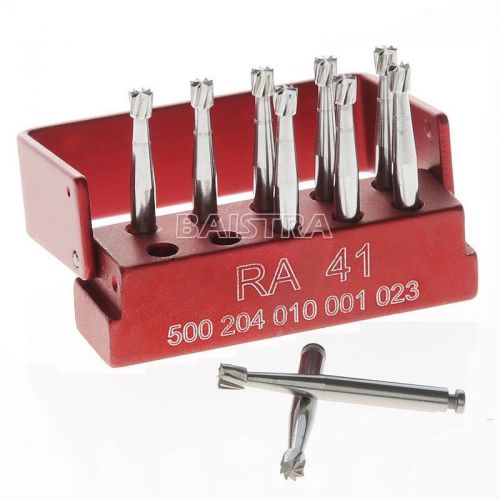 Dental Lab Clinic Low Speed RA41 (Right Angle) Tungsten Steel SBT Burs 10pcs/box