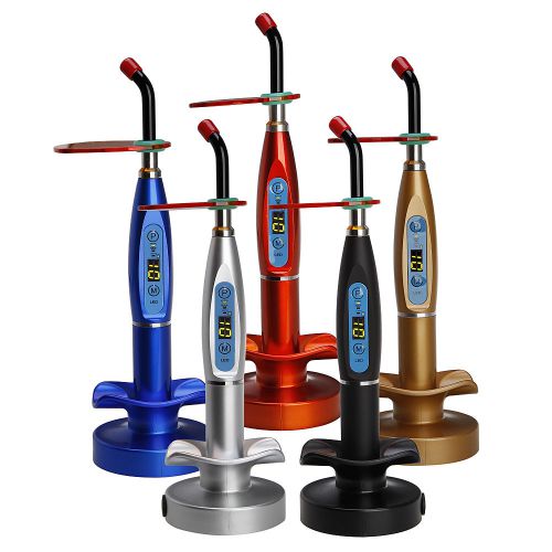 5* dental led cure curing light lamp cordless wireless led 5 colors fast to usa for sale