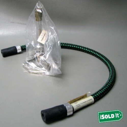 HUMBOLDT NATURAL GAS BUSEN BURNER 6200.1 w/ KANTLEKE MODEL 23 GAS HOSE CONNECTOR