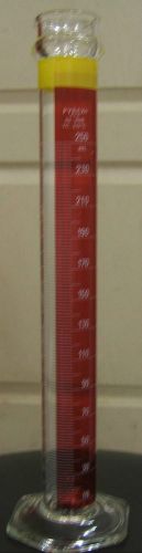 Graduated Cylinder 250ml 250 ml Lab Glass Beaker Flask