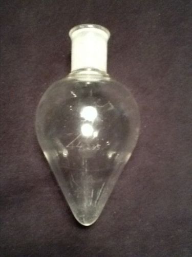 RELIANCE GLASS 50ml Pear Shaped Flask 14/20 Joint