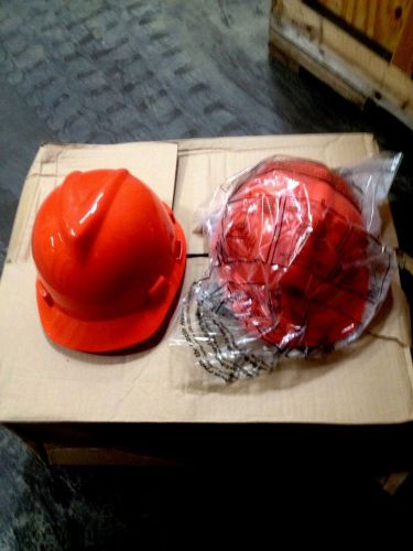 &#034;HARDHATS&#034; LOTS OF 20 5 COLORS AVAILABLE- MSA V-GARD CLASS E-TYPE