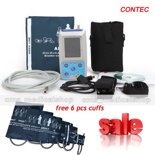 Fda ce contec abpm50 automatic ambulatory blood pressure monitor 24hrs arm nibp for sale