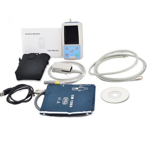 2015 Updated software Ambulatory Blood Pressure Monitor+Automatic 24h+ Spo2 BP