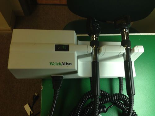 WELCH ALLYN 767 OTOSCOPE OPHTHALMOSCOPE TRANFORMER WALL UNIT