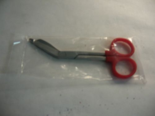 1 PCS-------LISTER BANDING SCISSOR PLASTIC HANDLES/RED HANDLE &#034;5 1/2&#034;