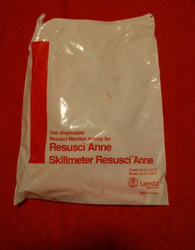 24 PACK LAERDAL PARTS RESUSCI ANNE DISPOSABLE AIRWAYS 152200 $125 RETAIL