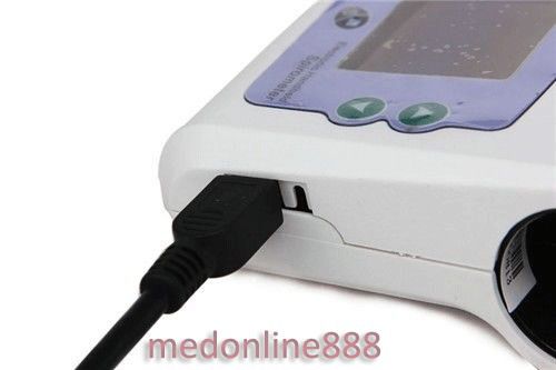 Digital VC Lung Spirometer PEF FEFV1 FEF LUNG VOLUME ,free shipping,CMS-SP10