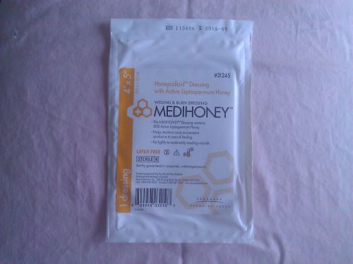 LOT (11) Medihoney Hydrocolloid Dressings 4&#034;x5&#034;  31245 exp 09/2016