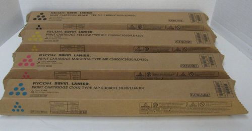 Ricoh Savin Lanier MP C3000 C3030 LD430C 841338 841339 841340 841341 bcym toner