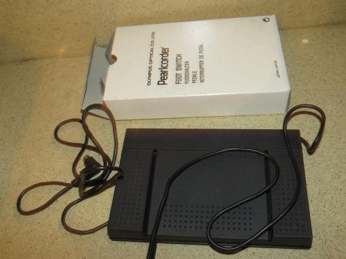 ^^ Olympus  PEARLCORDER RS19 RS-19 Dictation Transcriber Foot Pedal -NEW IN BOX