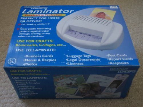 Design Concepts Electric Laminator  Everlasting Protection