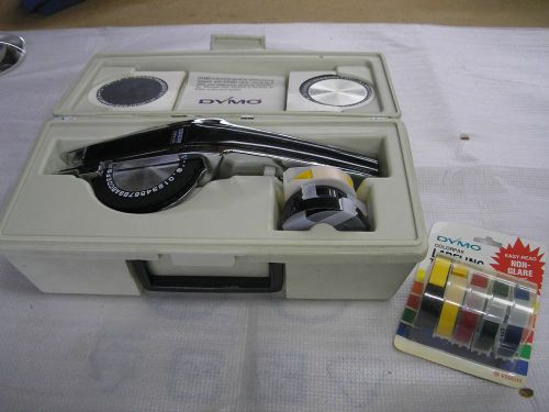 (1)  used dymo 1550 deluxe tape writer kit - label maker and more for sale