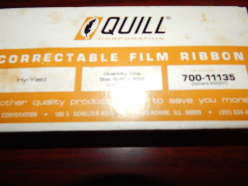Quill  &#034;Correctable Film Ribbon&#034;  #7-11135  -  Qty. 1 for an IBM Selectric