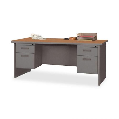 Lorell LLR67151 67000 Series Cherry/Ccl Modular Desking