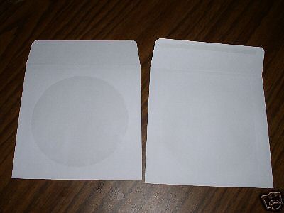 1000 cd paper sleeve w/window &amp; gummed flap js212 for sale