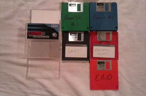 IBM 1.44MBHD 3.5 DISKETTES/DISQUETTES 12 IBM FORMATTED