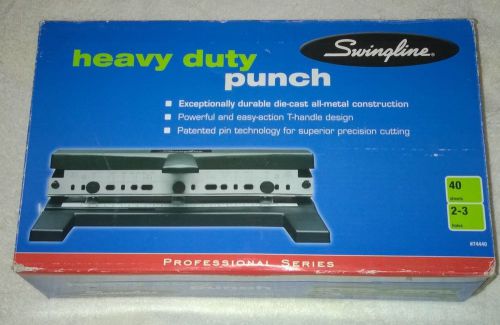 NEW Swingline Heavy Duty Punch Hole Professional Series Die-Cast Metal xmas x