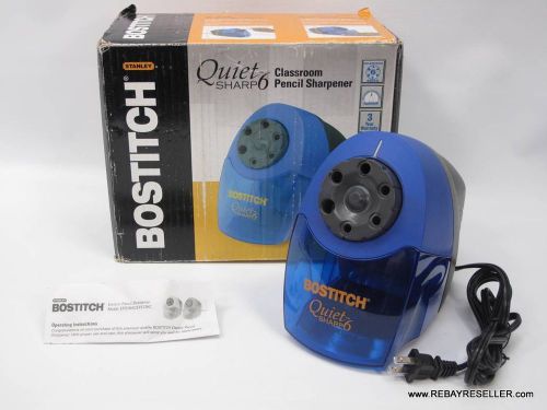 Stanley Bostich EPS10HC Quiet Sharp 6 Classroom Pencil Sharpener EXCELLENT