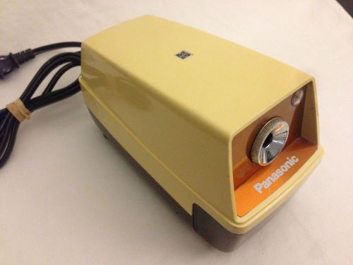 Vintage Panasonic Electric Pencil Sharpener Model KP-33 w/Auto-Stop Light NICE!