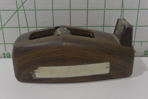 VINTAGE SCOTCH TAPE DISPENSER BROWN