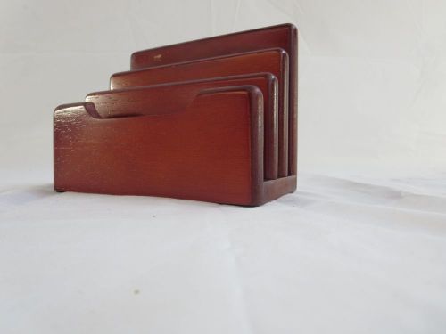 Mini Sorter, Sort Mail/Messages/Stationery, Mahogany