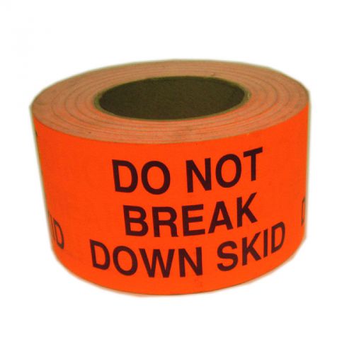 New uline s-1229 do not break down skid 3&#034; x 5&#034; label for sale