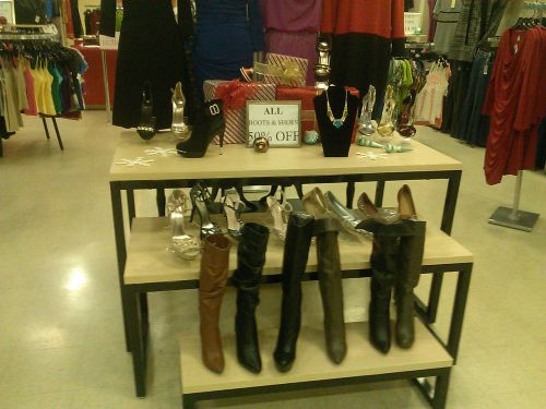 3 Nesting Tables with Wooden Tops