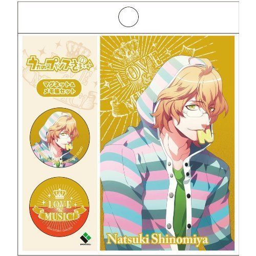 Memo Pad Uta no Prince-sama Shinomiya Natsuki Broccoli Notepad Set Japan