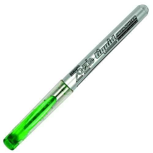 Zebra Zazzle Liquid Highlighter Chisel Tip Green