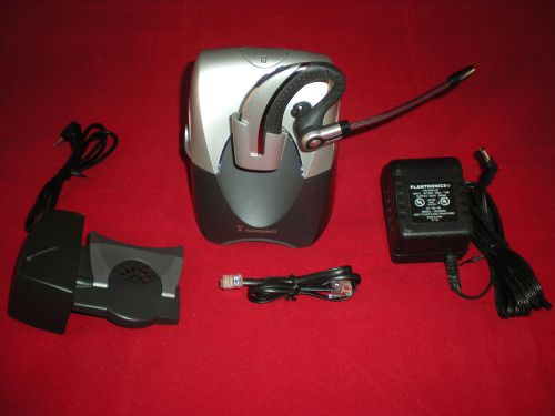 Plantronics CS70NC Wireless Cordless Headset System W/ HL10 Lifter PLEASE READ