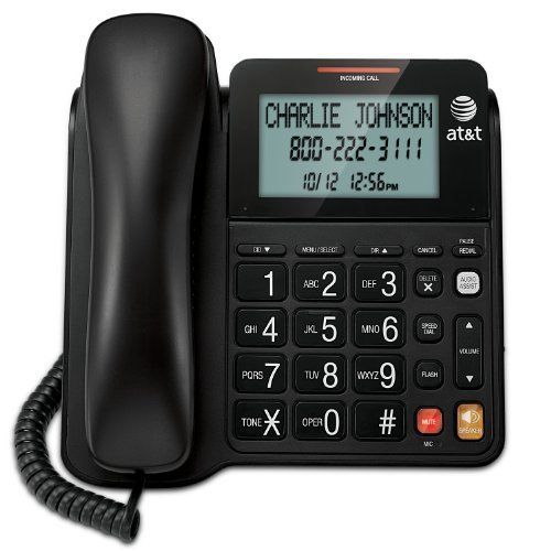 New at&amp;t cl2940bk dect_6.0 1 handset landline telephone for sale