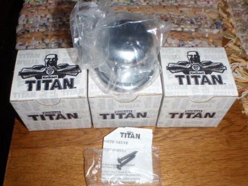 LOT 3 NIB Titan Kwikset Hancock Door Knob  788H 26D SILVER Inside Non Locking