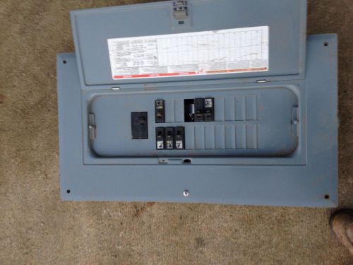 100 amp Square D breaker box load center