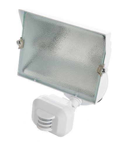 Designers edge l974wh ecozone 180-degree 300-watt halogen motion activated flood for sale