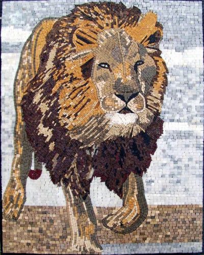 Lion Marble Mosaic