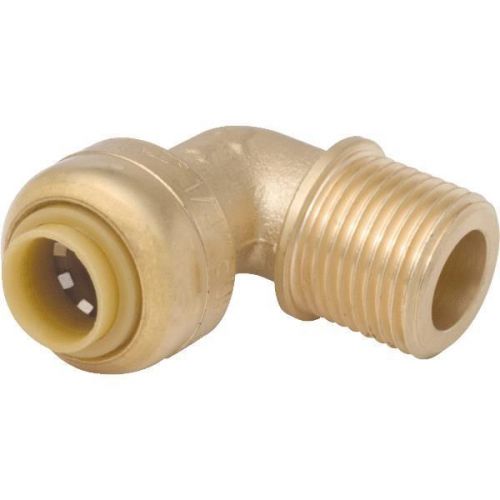 Sharkbite 1/4&#034; x 3/8&#034; M.I.P. Dishwasher Brass Elbow-1/4&#034;X3/8&#034;M DSHWSHR ELBOW