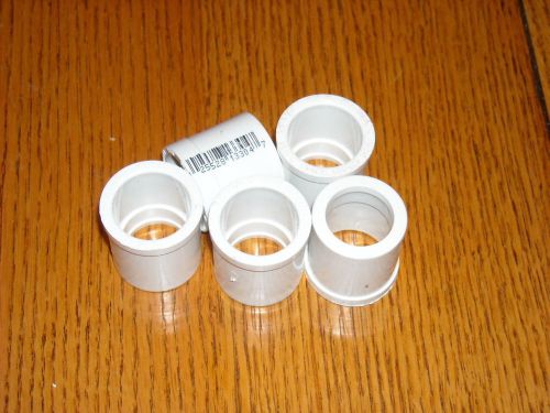 PVC Flush Bushing ~ 3/4&#034; X 1/2&#034; slip ~ Lot of 6 pcs ~ Schedule 40