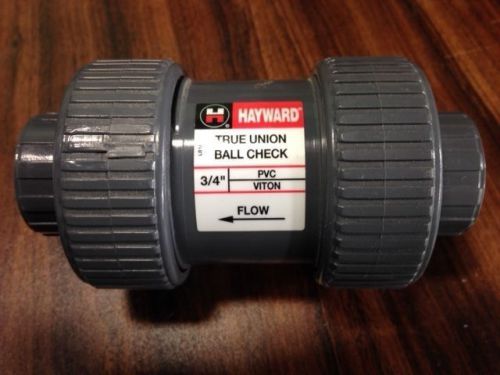 3/4&#034; PVC True Union Hayward Ball Check Valve