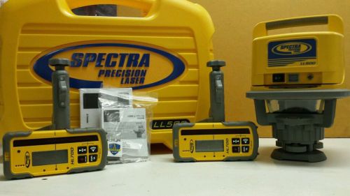 Trimble Spectra Precision LL500 Level W/ ((2)) HL700 LASEROMETERS DETECTOR