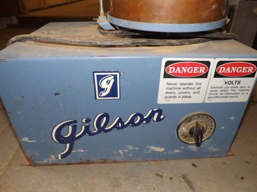 Gilson sieve tester 0-15 shaker for sale