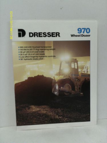 Dresser 970 Wheel Dozer Brochure - New