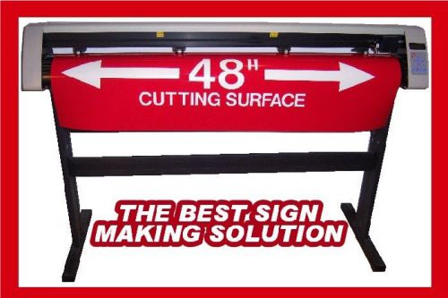 SM 48&#034; sign business Vinyl Cutter &amp; WinPCSIGN BASIC 2012 USB SOFTWARE