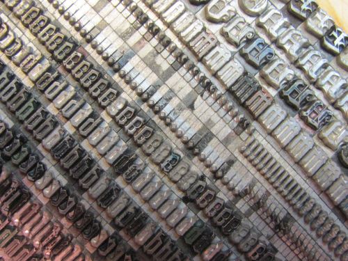 Letterpress Lead Type 14 Pt. Goudy Text  B25