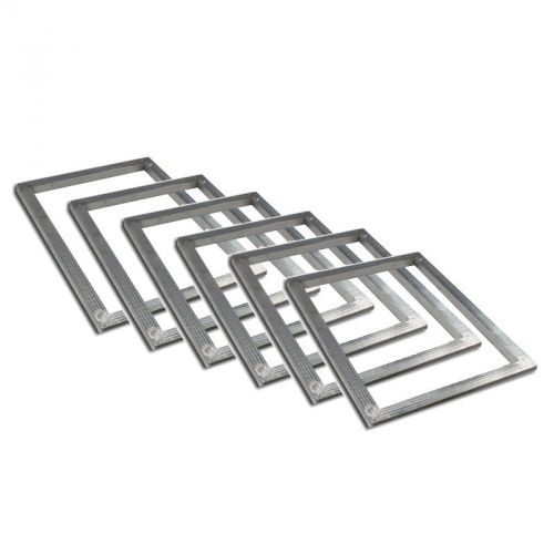 6 Pcs Pack Aluminum Screen Printing Frames 7.5&#034;x10&#034; ID w/o Mesh Free Shipping